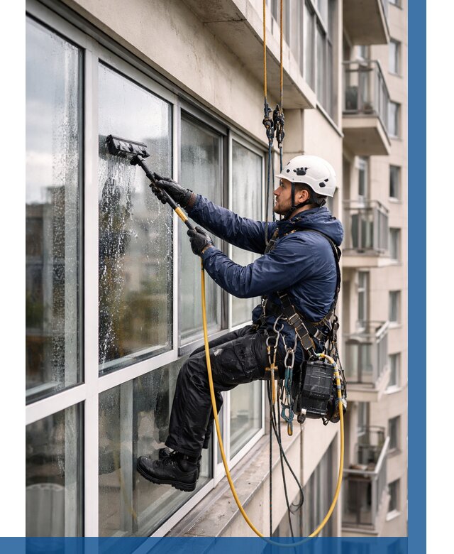 Мойка балконного остекления в Абакане от 3575 р. | ВЫСОТНИК-Бкн