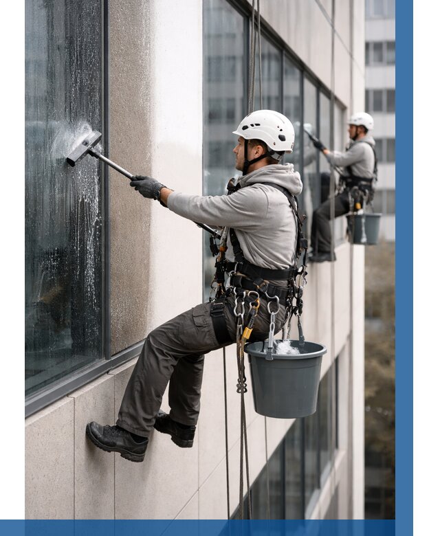 Мойка фасадов зданий в Абакане под ключ от 358 р. | ВЫСОТНИК-Бкн