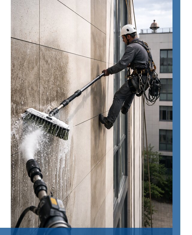 Мойка фасада из керамогранита в Абакане от 306 р. | ВЫСОТНИК-Бкн