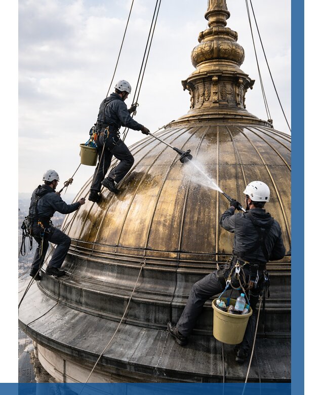 Мойка куполов и шпилей в Абакане от 8172 р. - заказать | ВЫСОТНИК-Бкн