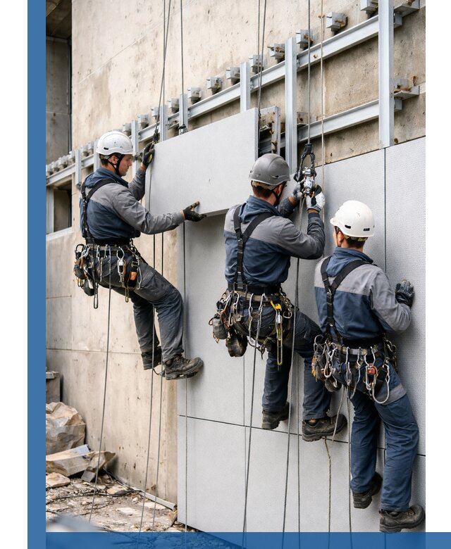 Монтаж вентилируемого фасада в Абакане под ключ с гарантией качества