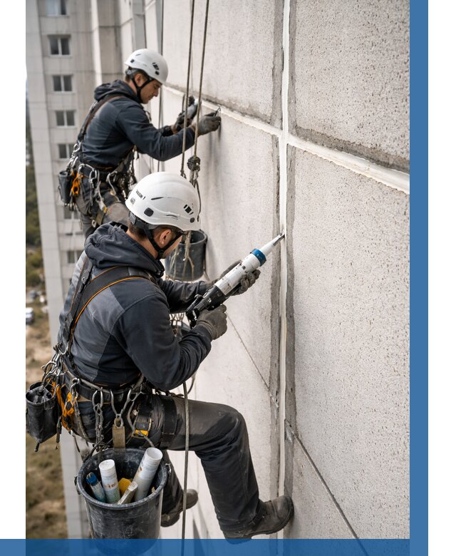 Герметизация межпанельных швов в Абакане от 715 р. | ВЫСОТНИК-Бкн