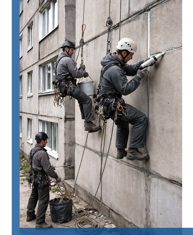 Герметизация межпанельных швов в Абакане с гарантией герметичности