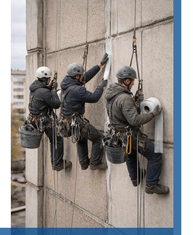 Ремонт межпанельных швов в Абакане от 766 р. | ВЫСОТНИК-Бкн