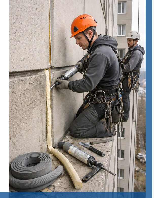 Теплый шов межпанельные швы в Абакане от 715 р. | ВЫСОТНИК-Бкн