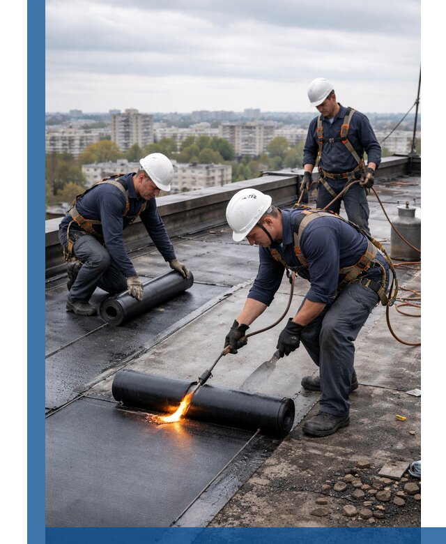 Ремонт наплавляемой кровли в Абакане качественно и надежно