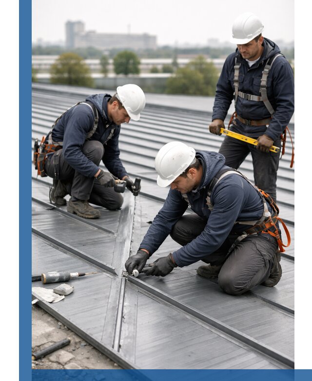 Ремонт фальцевой кровли в Абакане срочно и качественно