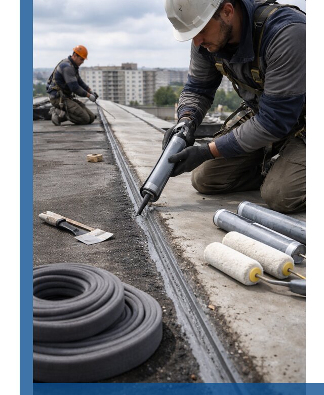 Герметизация швов кровли в Абакане с гарантией герметичности