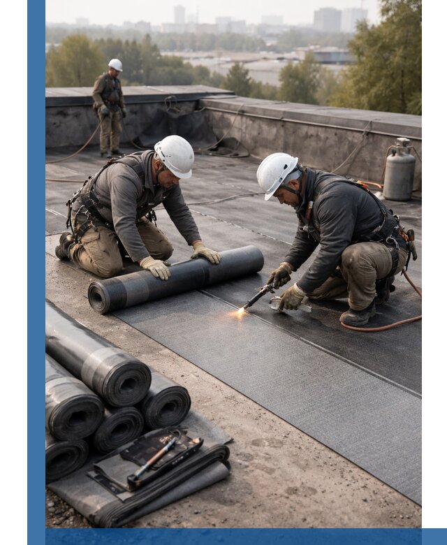 Монтаж мягкой кровли в Абакане профессионально и надежно