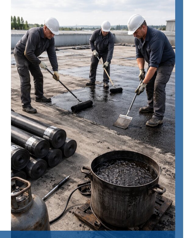 Гидроизоляция кровли мастикой в Абакане от 613 р. | ВЫСОТНИК-Бкн