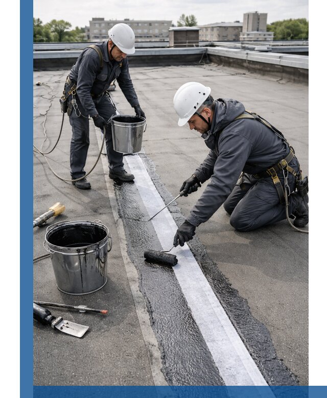 Гидроизоляция кровли мастикой в Абакане надежная защита