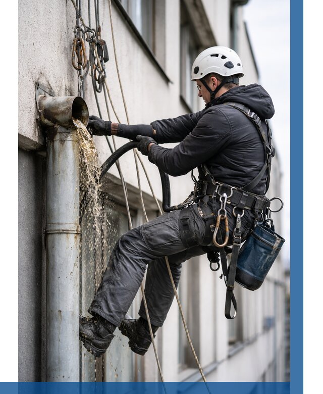 Прочистка водосточных труб в Абакане от 3575 р. | ВЫСОТНИК-Бкн