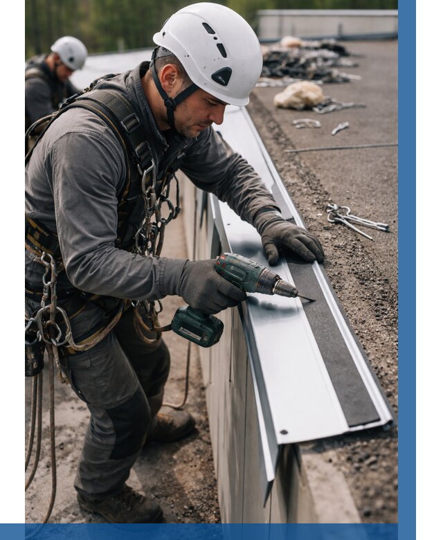 Монтаж капельника на кровле в Абакане от 306 р. | ВЫСОТНИК-Бкн