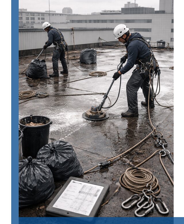 Плановая очистка кровли по графику в Абакане для безопасности