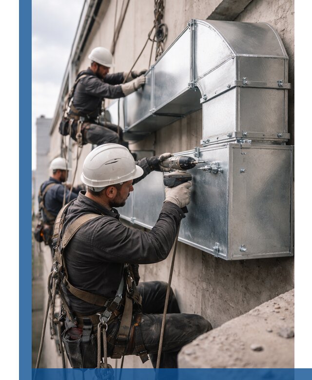 Профессиональный монтаж вентиляционных коробов в Абакане под ключ