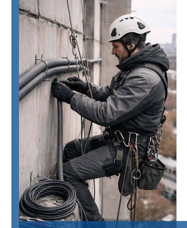 Профессиональный монтаж гофры для кабеля в Абакане с гарантией