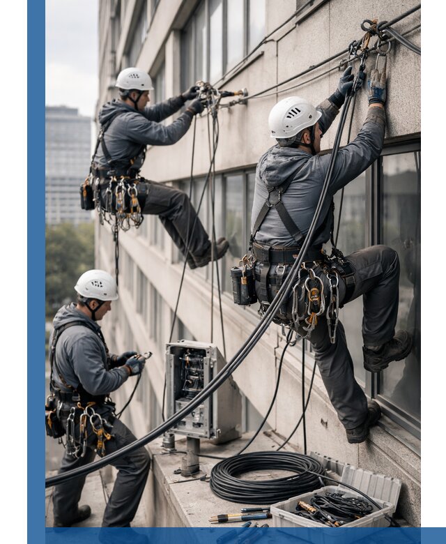 Прокладка оптоволоконного кабеля в Абакане под ключ с тестированием