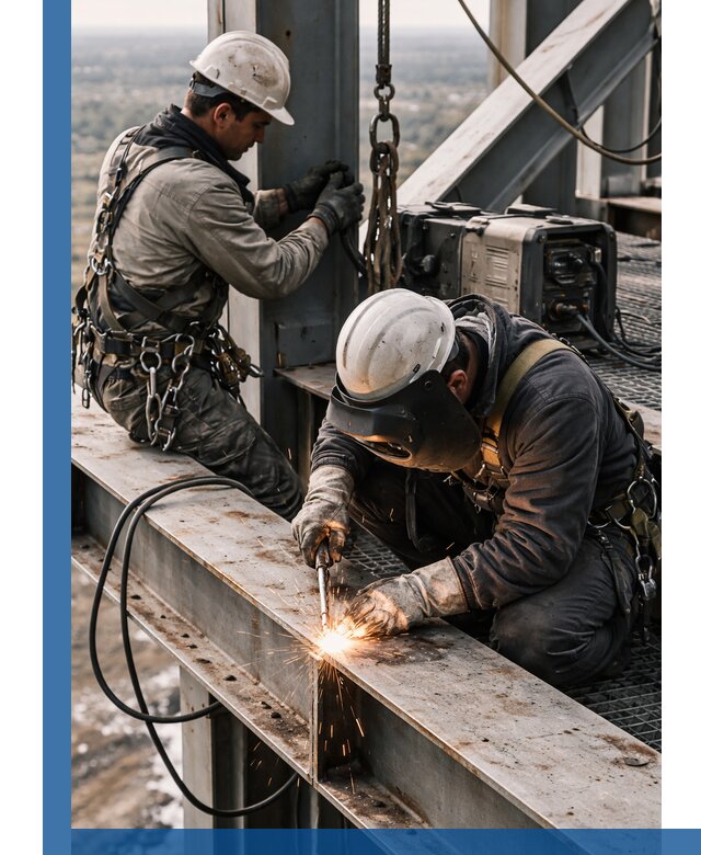 Высотные сварочные работы в Абакане для промышленных объектов