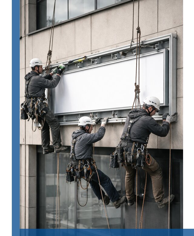 Профессиональный монтаж светового короба под ключ в Абакане