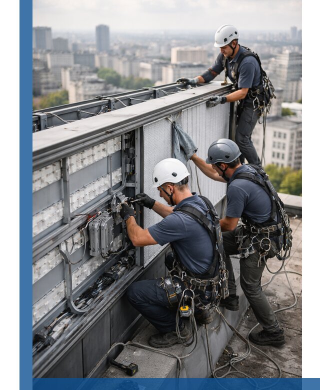 Профессиональное обслуживание крышной рекламы в Абакане под ключ