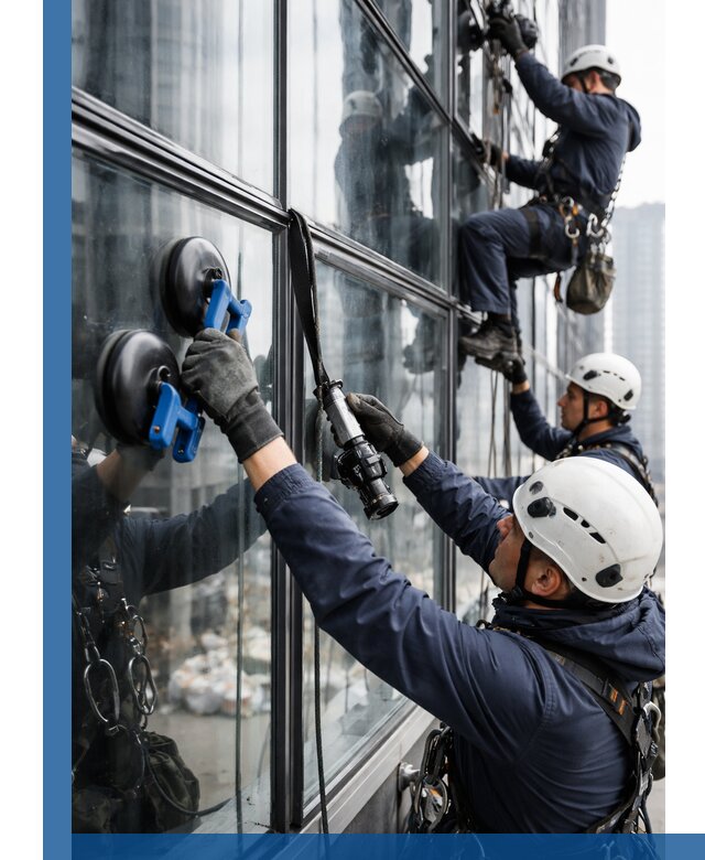 Радиусное остекление фасадов под ключ в Абакане с гарантиями