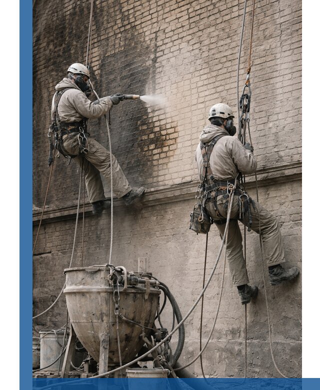 Пескоструйная очистка фасадов в Абакане профессионально