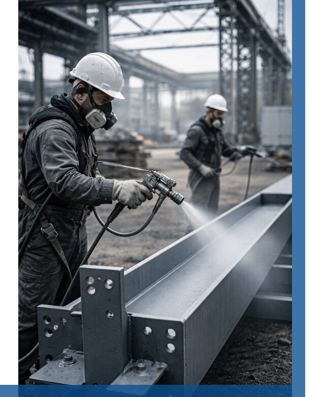 Антикорроз. обработка металлоконстр. в Абакане от 460 р. | ВЫСОТНИК-Бкн