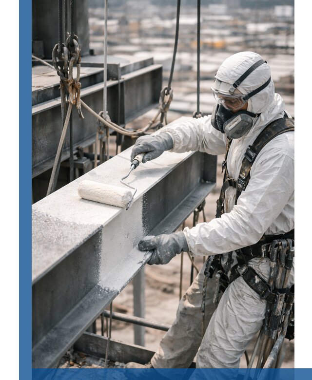 Профессиональная огнезащитная обработка металлоконструкций в Абакане