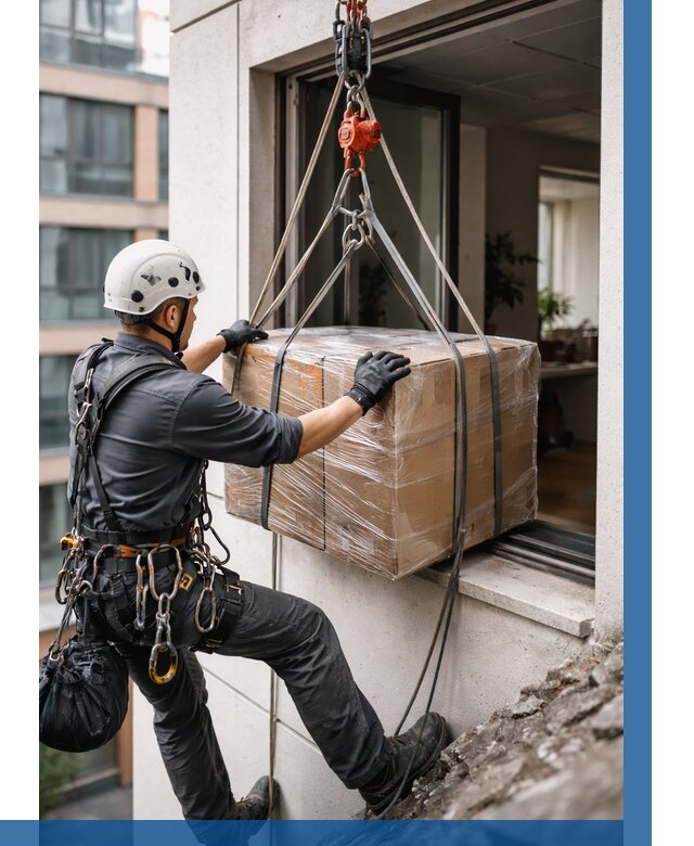 Подъем груза через окно в Абакане от 4597 р. | ВЫСОТНИК-Бкн