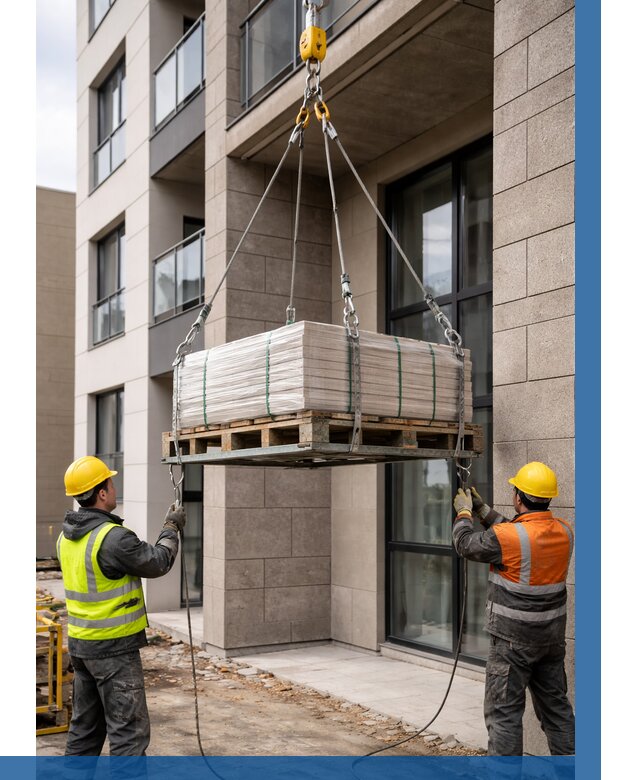 Подъем керамогранита на этаж в Абакане от 3575 р. | ВЫСОТНИК-Бкн