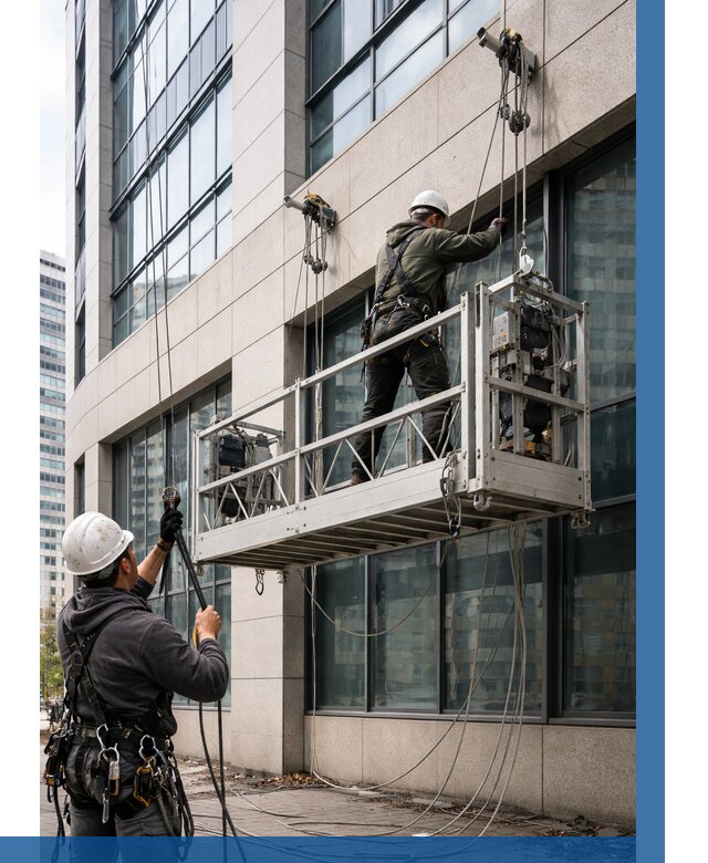 Монтаж и подъем фасадной люльки в Абакане от 12258 р. | ВЫСОТНИК-Бкн