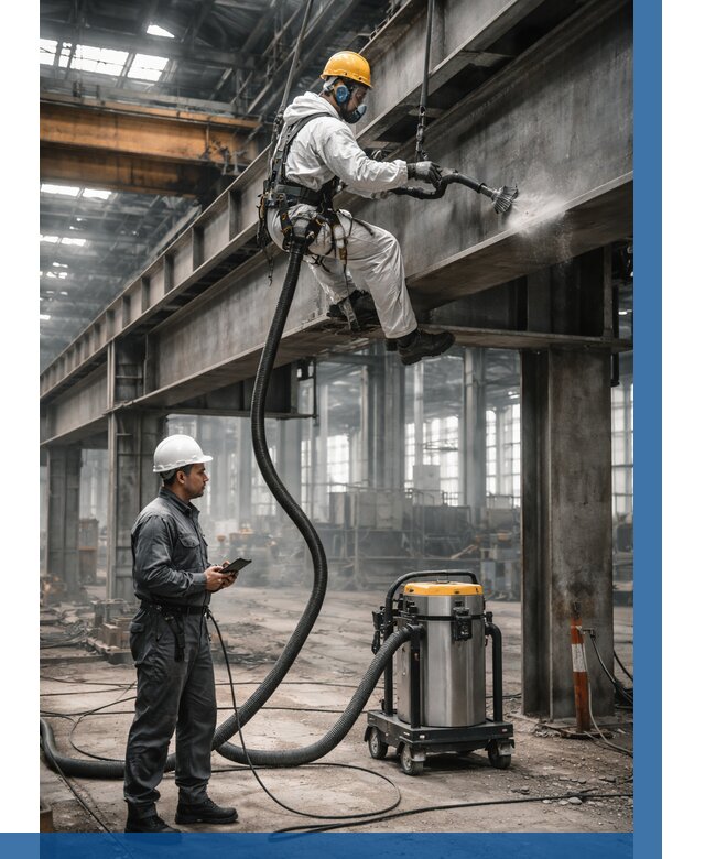 Обеспыливание конструкций в цехе в Абакане от 4290 р. | ВЫСОТНИК-Бкн