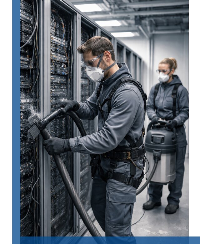 Обеспыливание серверной комнаты в Абакане, профессиональная очистка