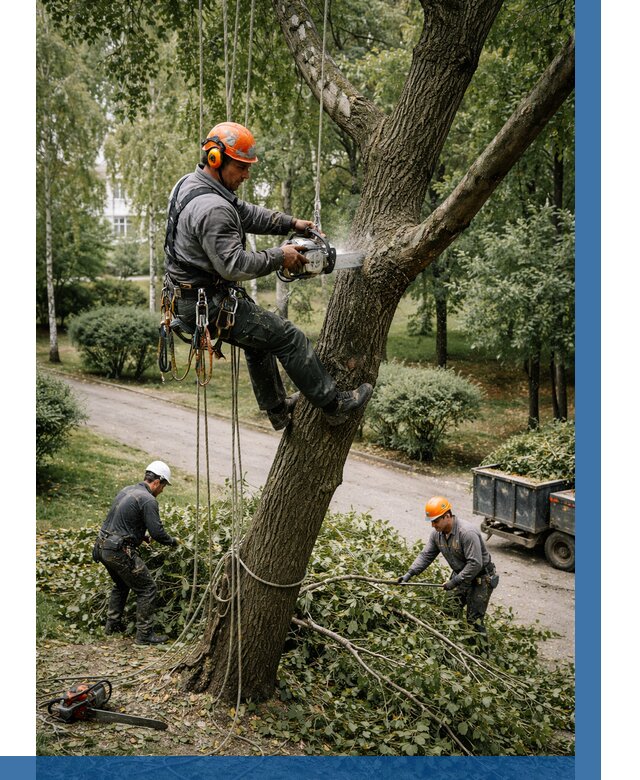 Кронирование деревьев в Абакане от 6640 р. | ВЫСОТНИК-Бкн
