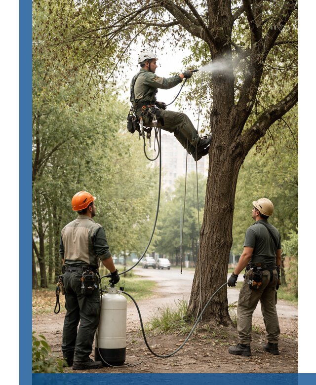 Обработка деревьев от вредителей в Абакане профессиональная защита