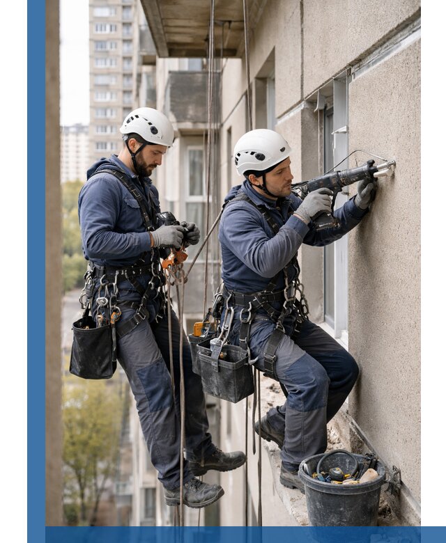 Промышленные альпинисты высотные работы и монтаж в Абакане